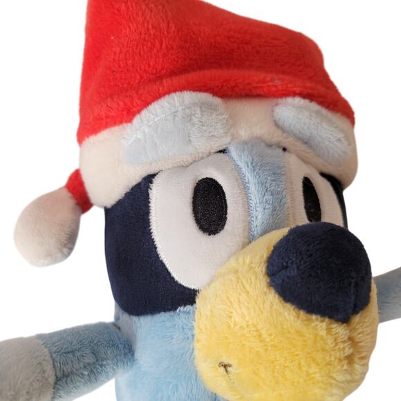 Bluey Plush Stuffed Animal 10" Christmas Santa Hat Holiday Toy Christmas Plushie - Picture 9 of 11